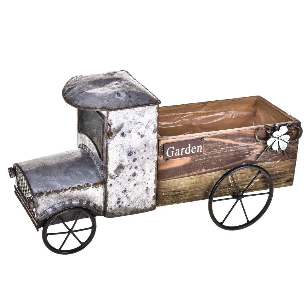 Camioncino contenitore legno • 40 cm