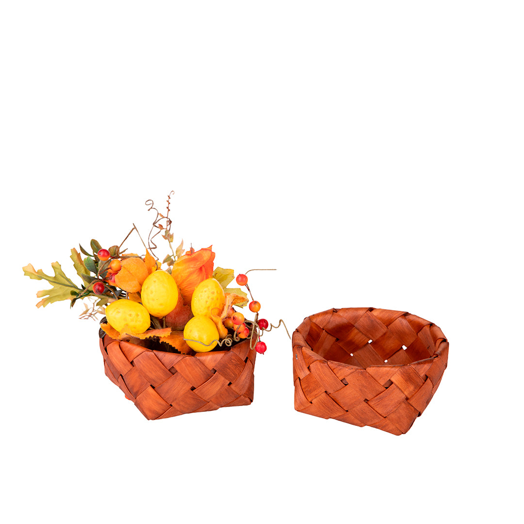 5 Pezzi • Cesto Rotondo • 5 cm