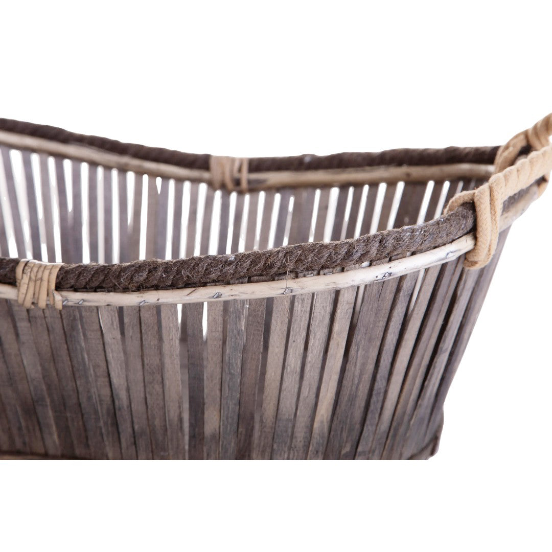 Cesto ovale con manico • 20 cm