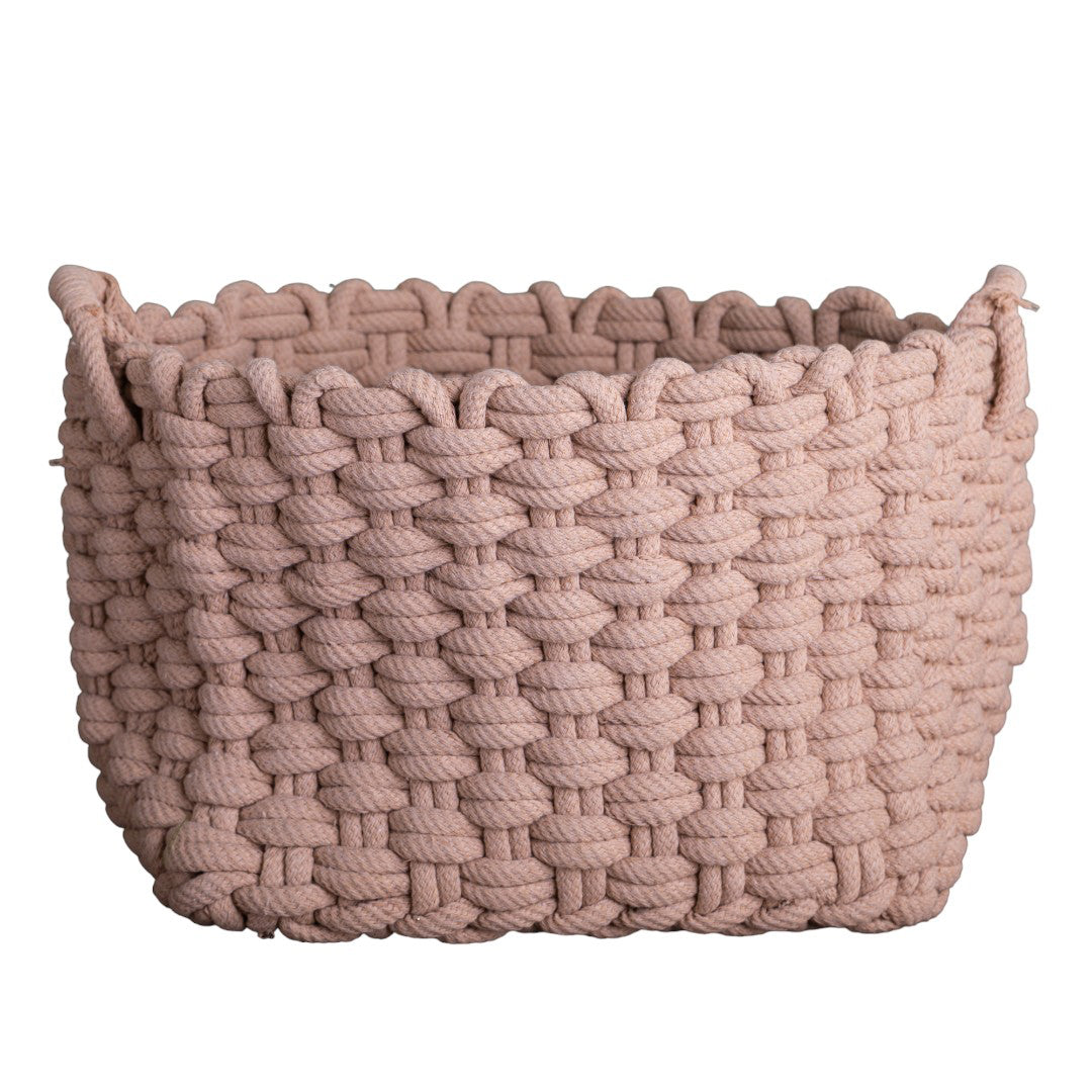 Cesto ovale con corda grossa • 30 cm