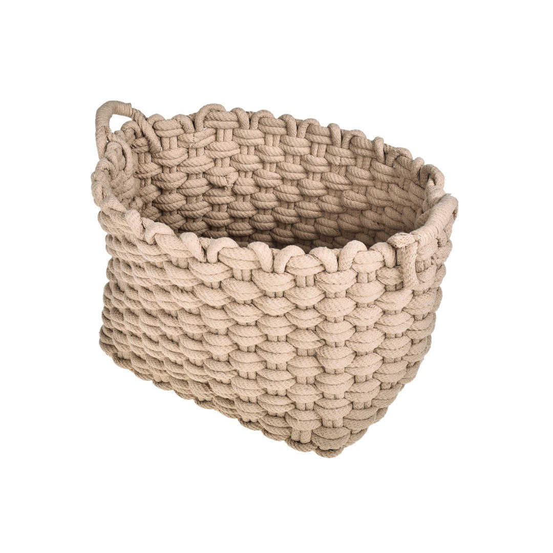 Cesto ovale con corda grossa • 30 cm