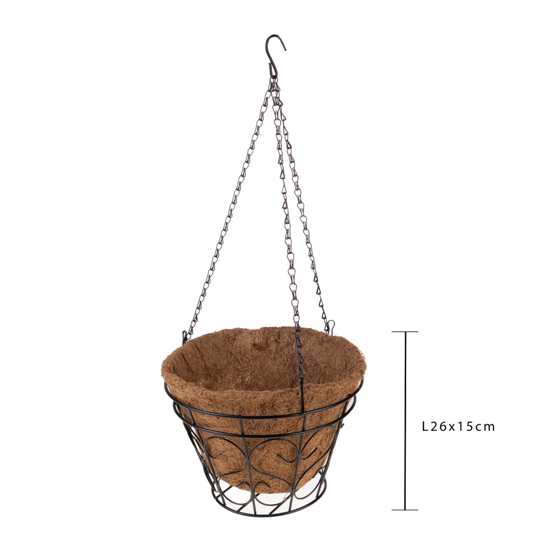 2 Pezzi • Cesto da appendere • 15 cm