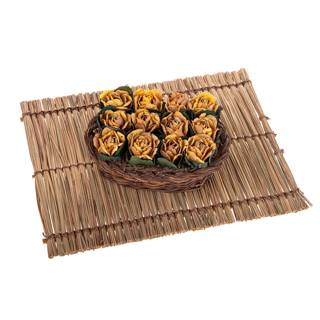 5 Pezzi • Stuoia sottopiatto rattan • 30 cm
