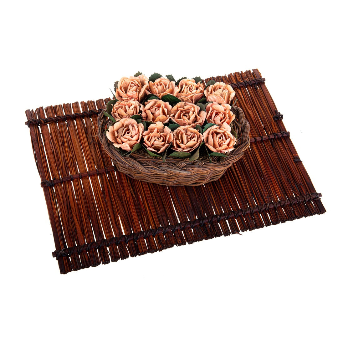 5 Pezzi • Stuoia sottopiatto rattan • 30 cm