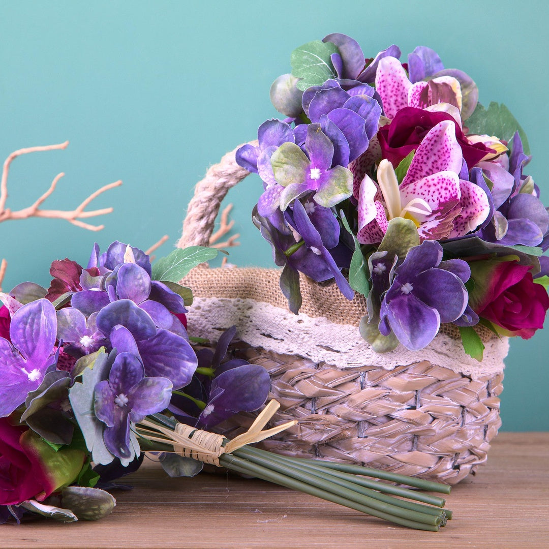 Bouquet artificiale cymbidium • 30 cm