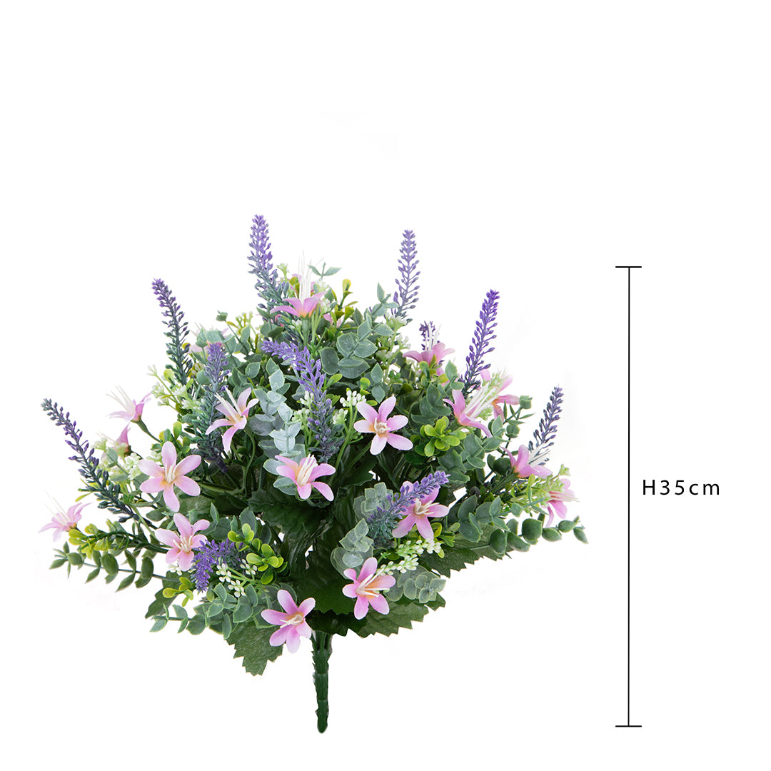 Bouquet artificiale Vinca • 34,5 cm