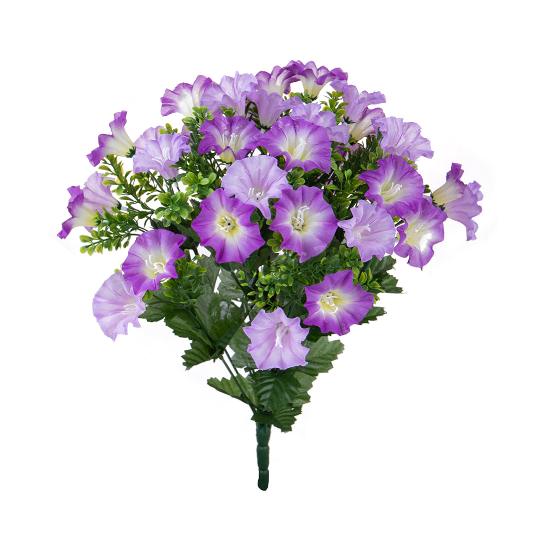 Bouquet artificiale con petunia • 45 cm