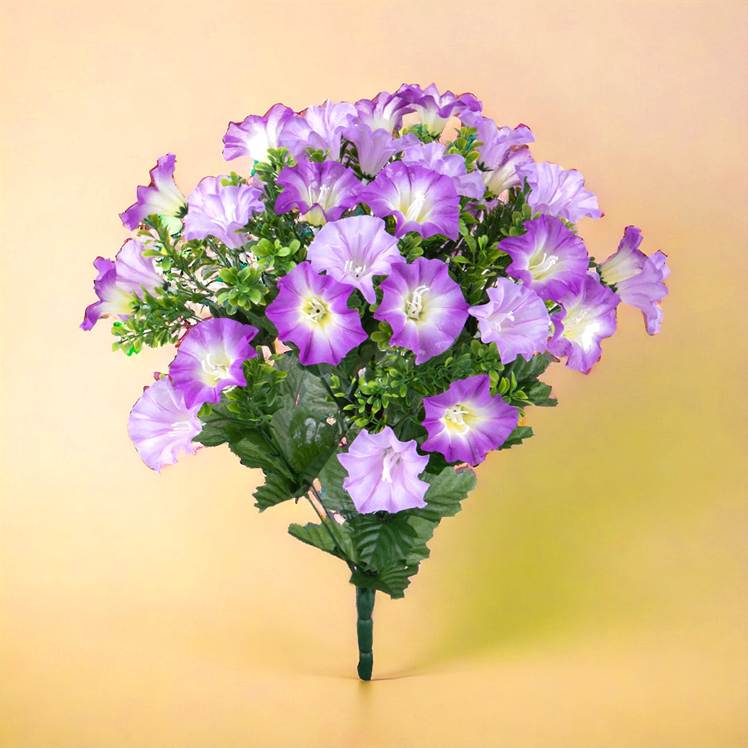 Bouquet artificiale con petunia • 45 cm