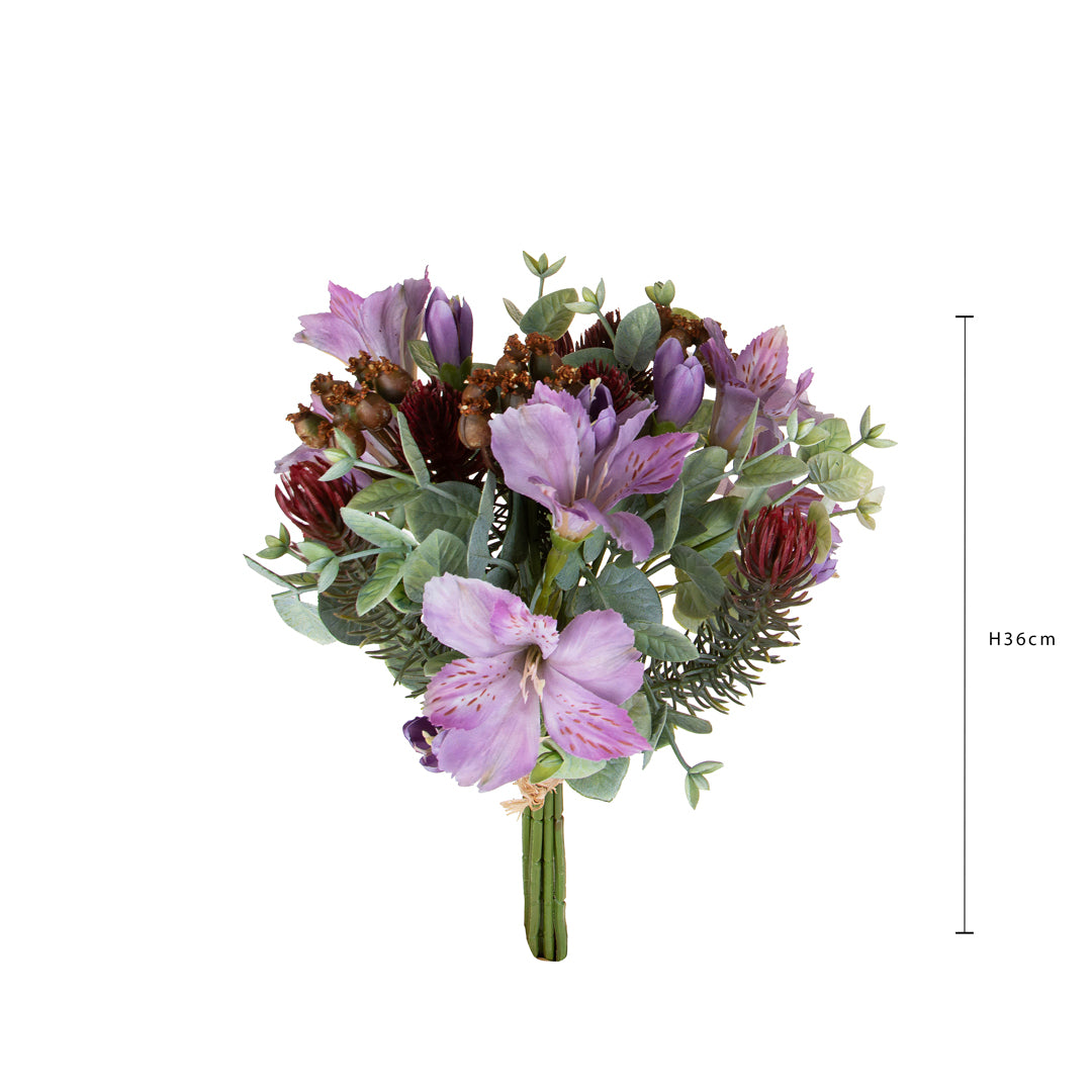Bouquet Safari con Alstroemerie • 36 cm