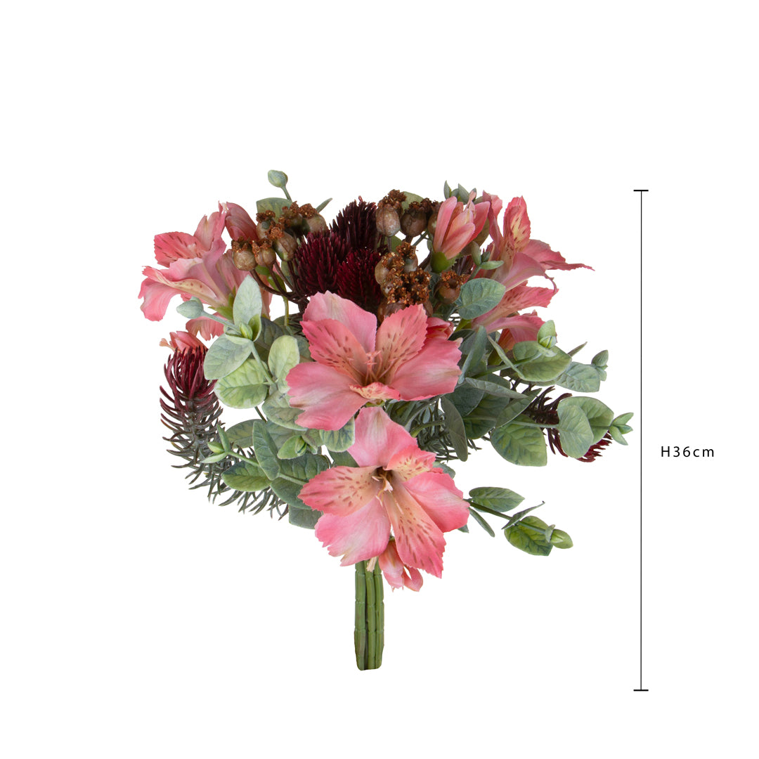 Bouquet Safari con Alstroemerie • 36 cm
