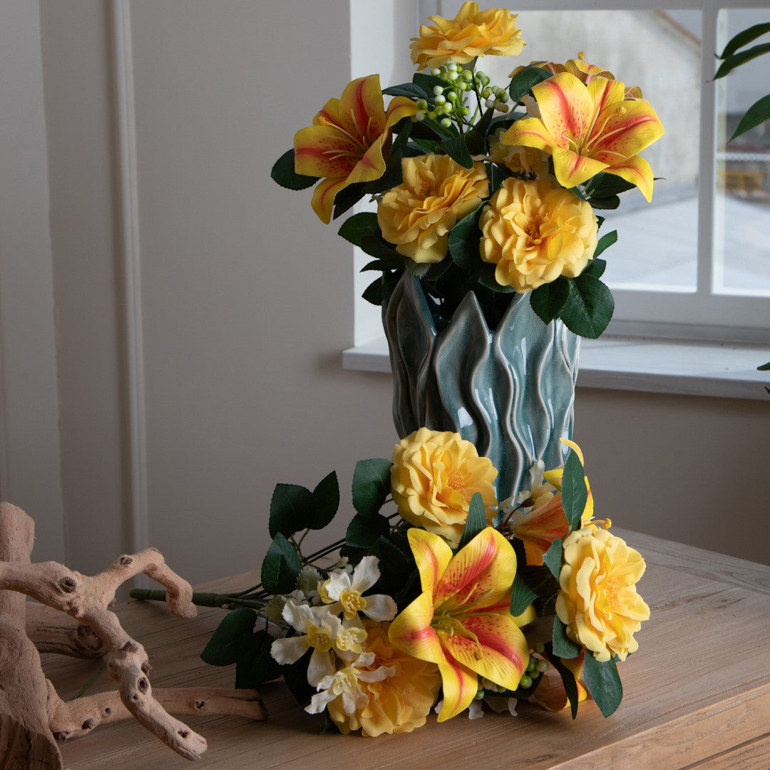 Bouquet Lilium per 12 fiori • 48 cm