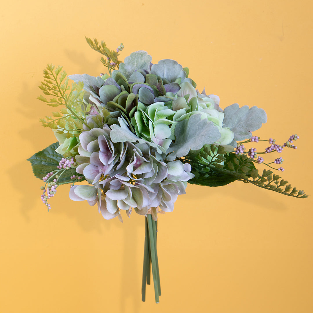 Bouquet artificiale ortensia bacche • 30 cm