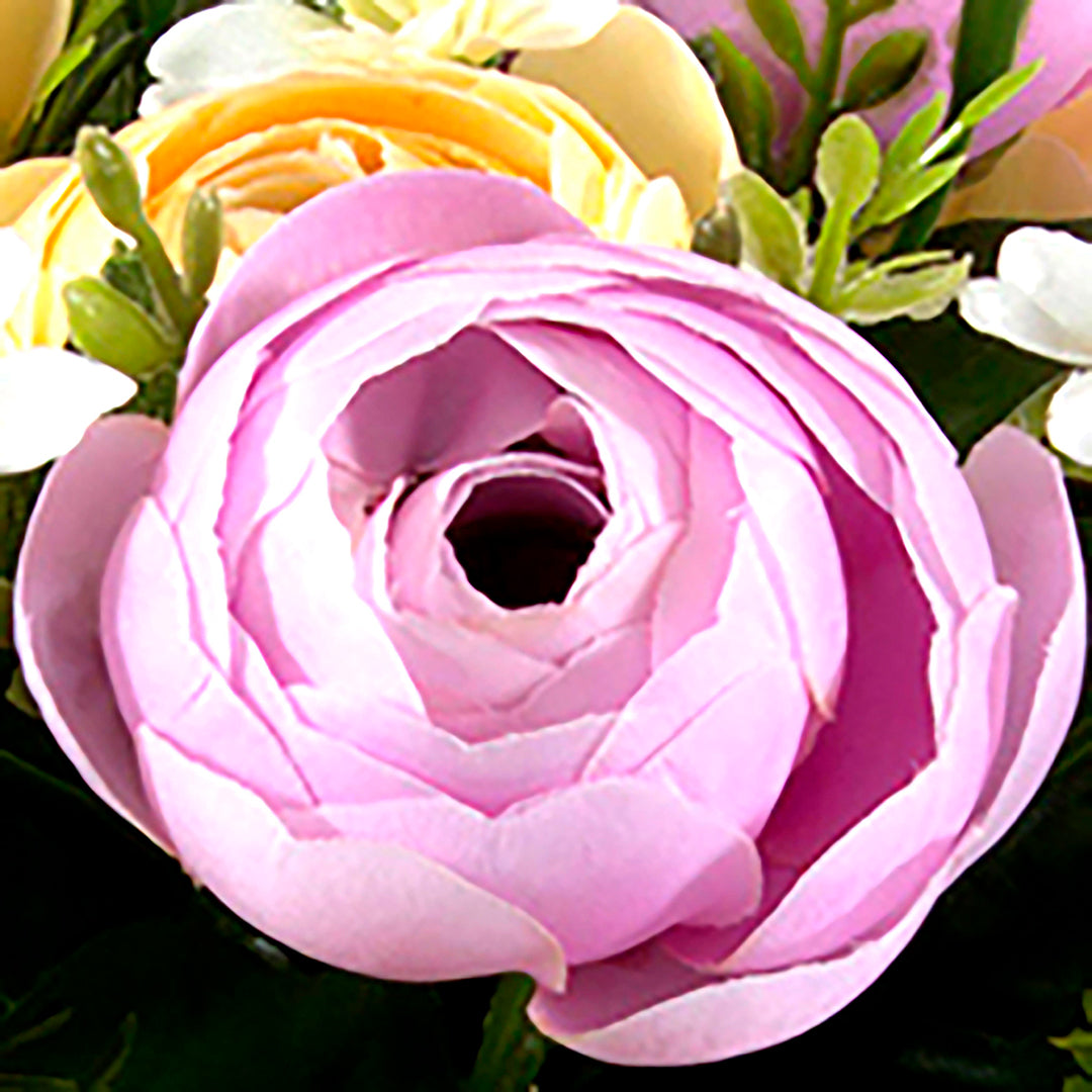 Bouquet artificiale ranuncoli 13 fiori • 43,5 cm