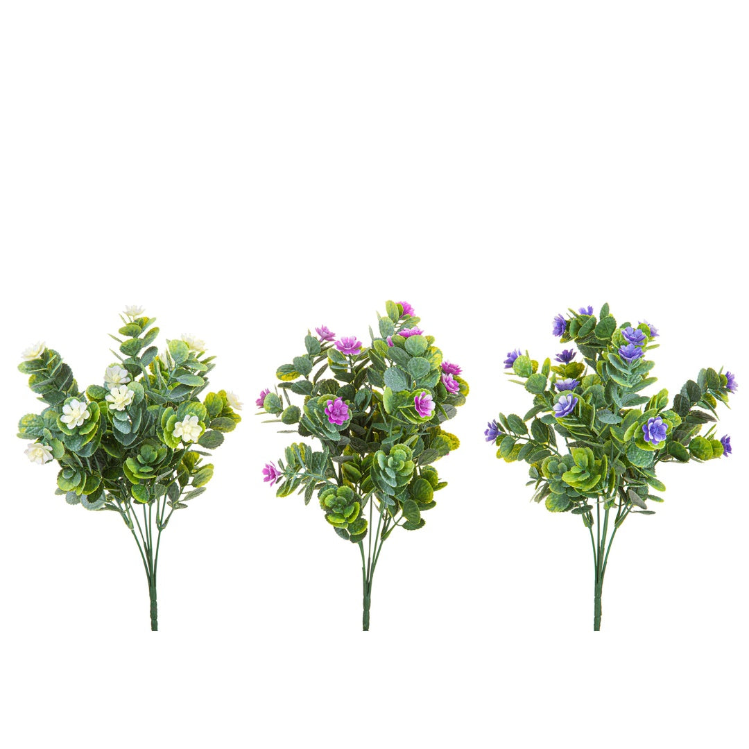 Bouquet artificiale con minifoglie • 33 cm