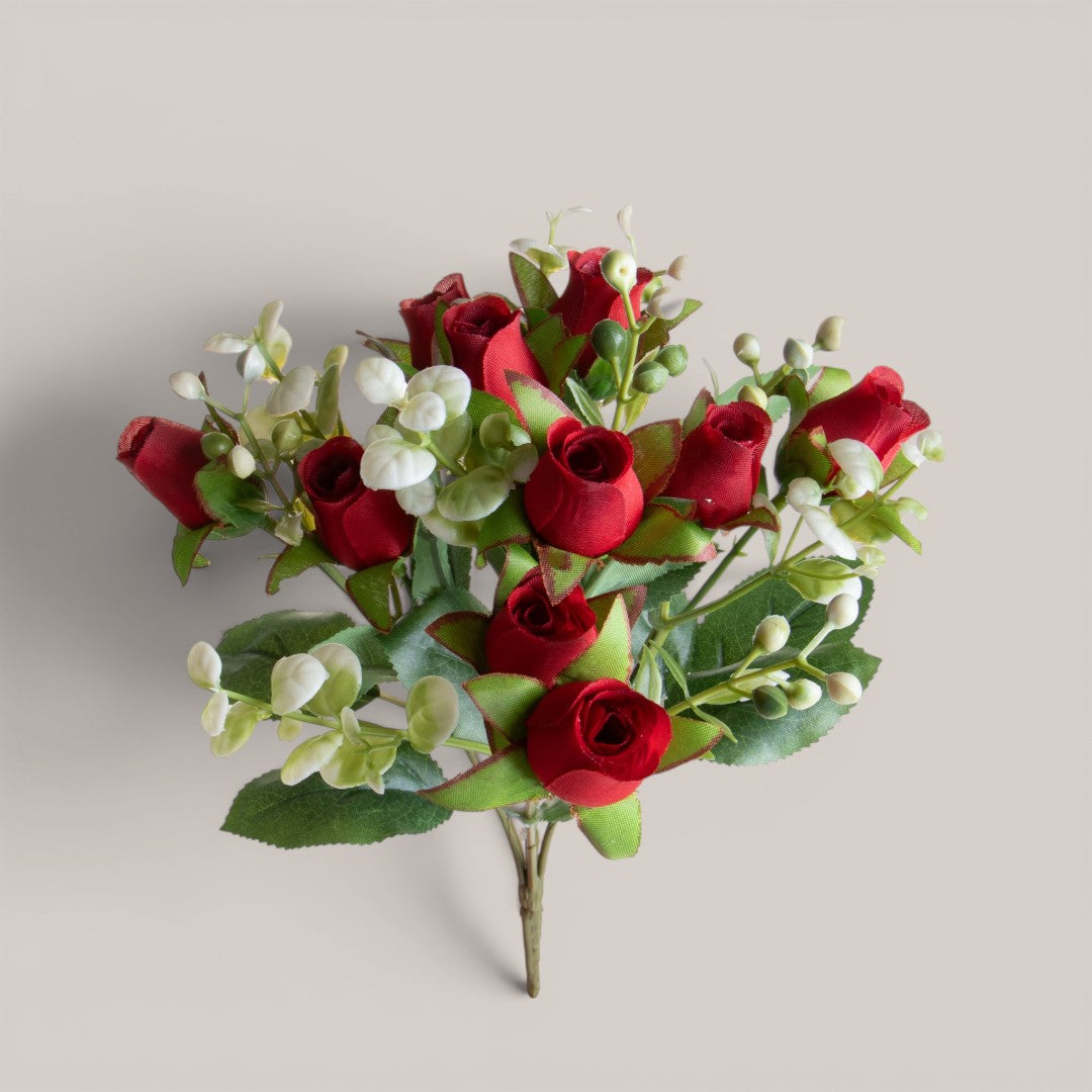 Bouquet Mini Rose per 5 fiori • 26 cm