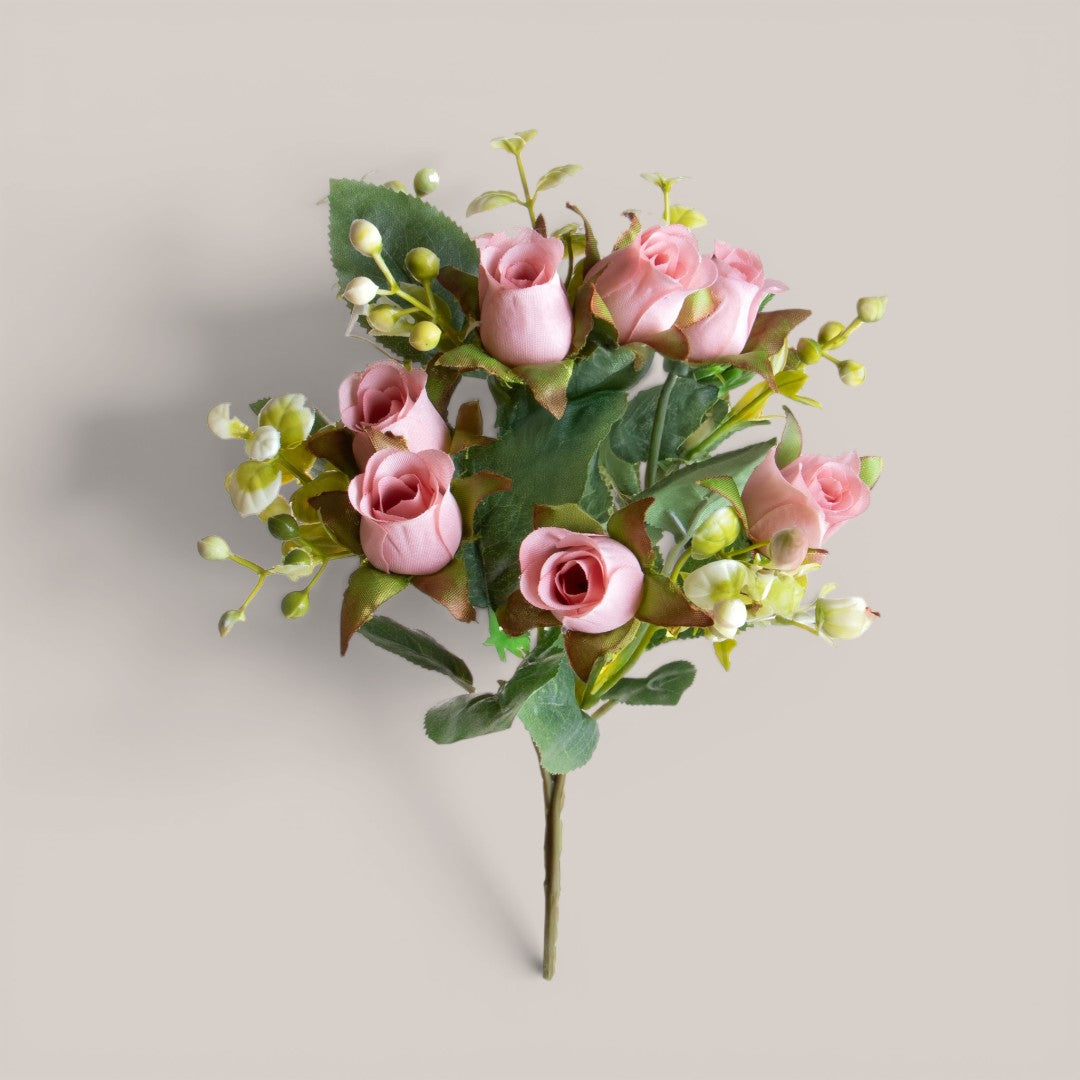 Bouquet Mini Rose per 5 fiori • 26 cm