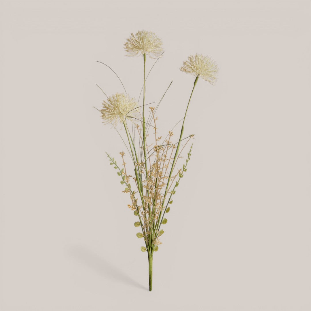 6 Pezzi • Fiori Di Campo con Tarassaco • 60 cm