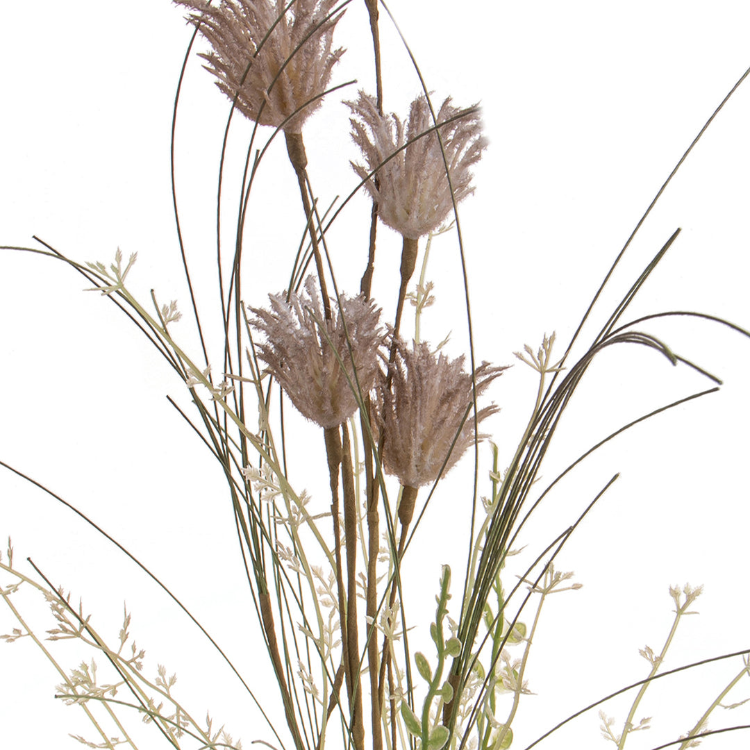 Fiori di campo con cardo artificiale • 60 cm