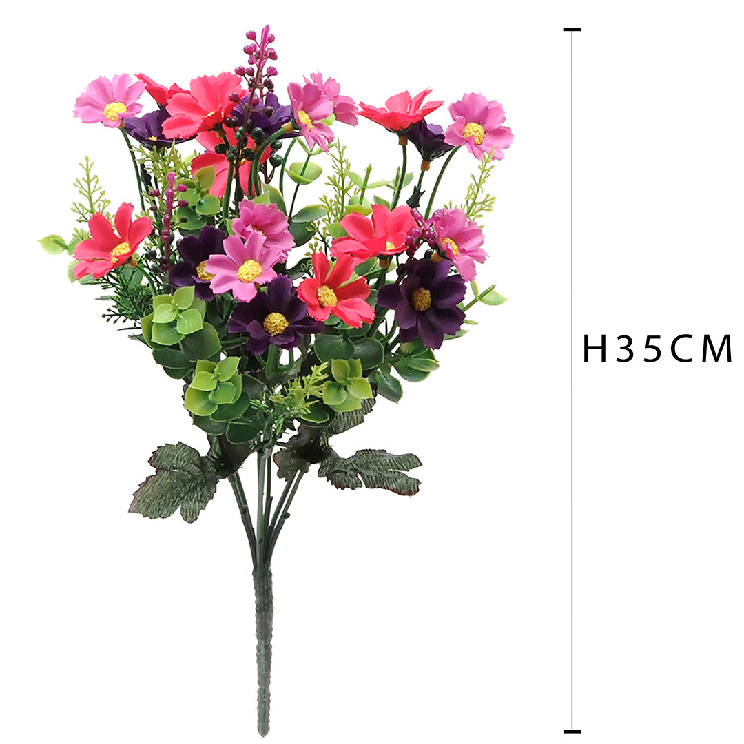 Mini Bouquet artificiale con margherite • 35 cm