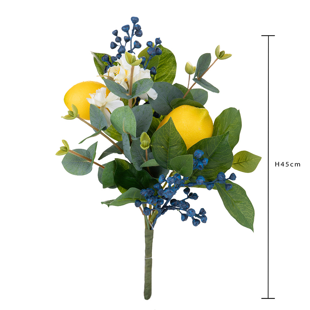 Mazzo artificiale con limoni • 32 cm