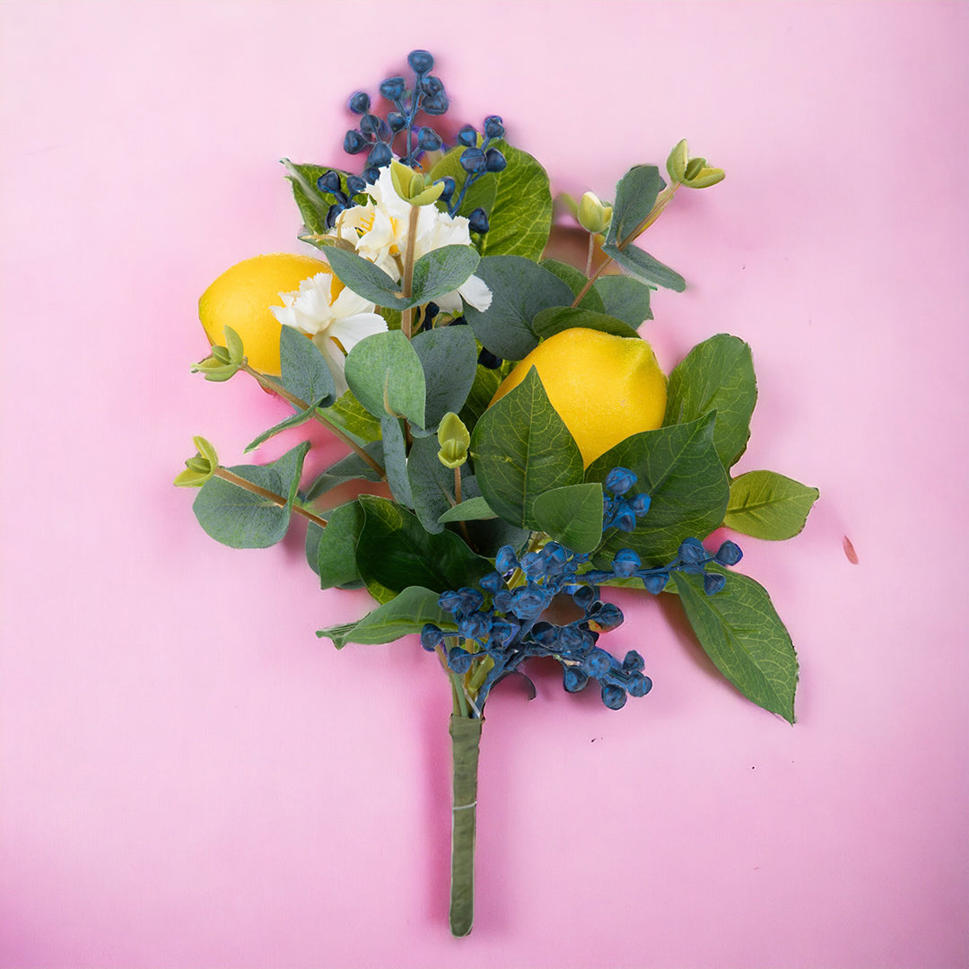 Mazzo artificiale con limoni • 32 cm