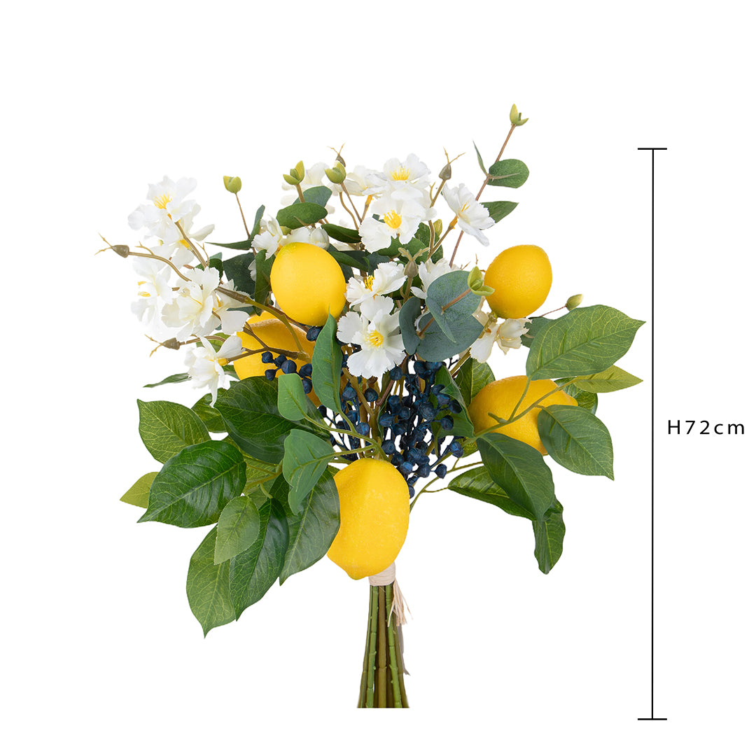 Bouquet artificiale con limoni • 45 cm