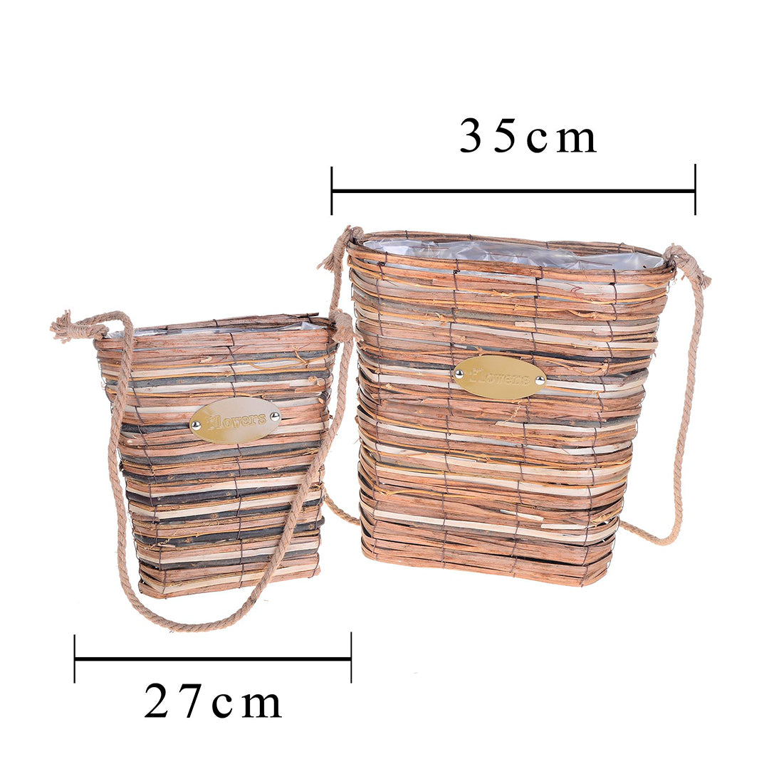 Set 2 cesti da appendere • 96 cm