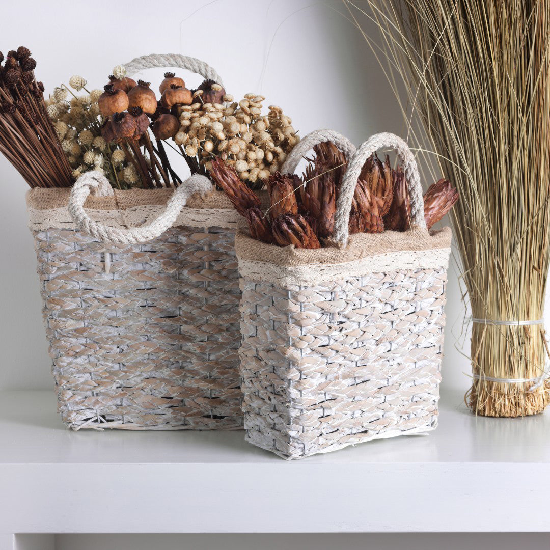 Set di 2 borse alte rettangolari • 53 cm