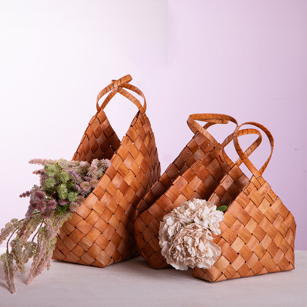 Cesto borsa con manici • 53 cm