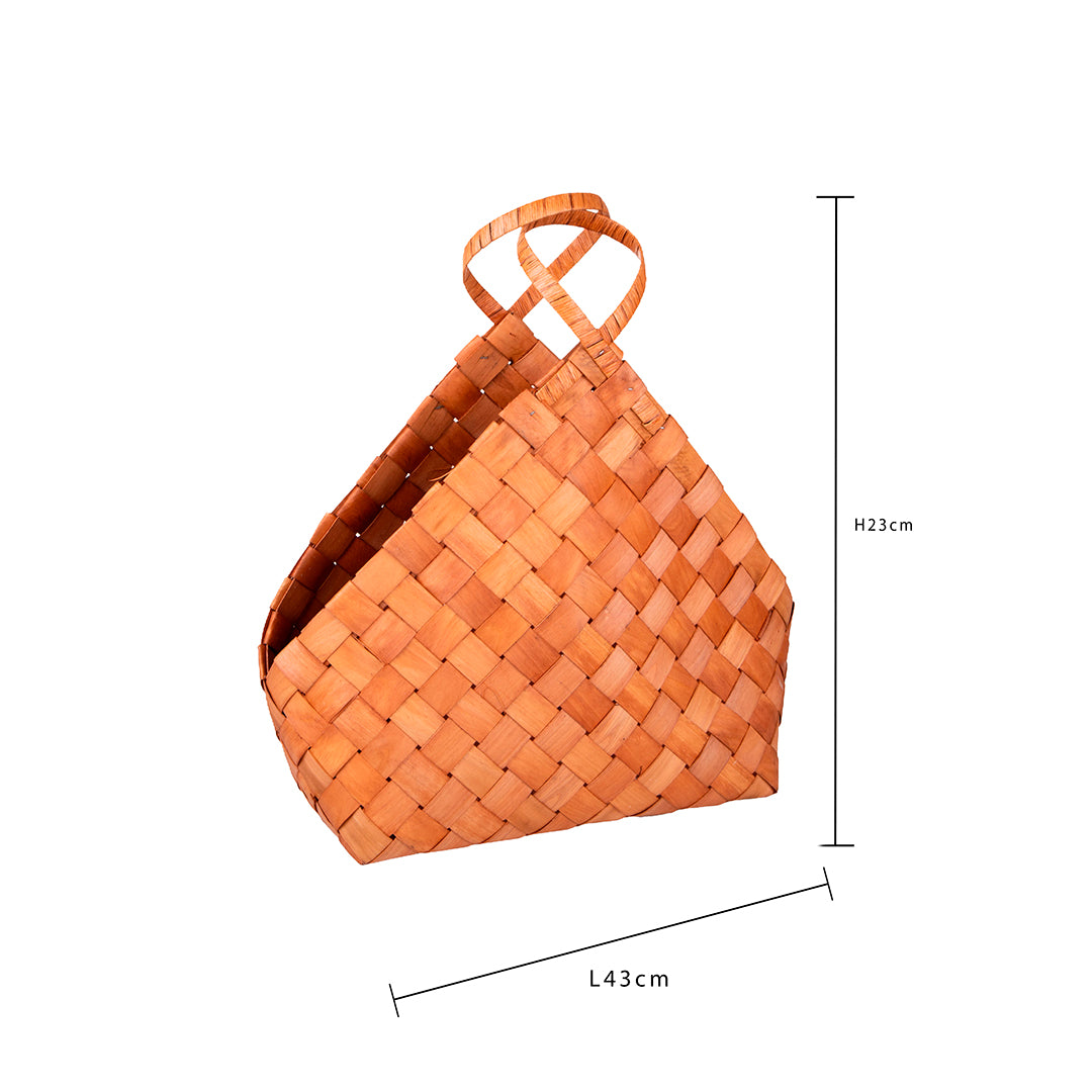 Cesto borsa con manici • 53 cm