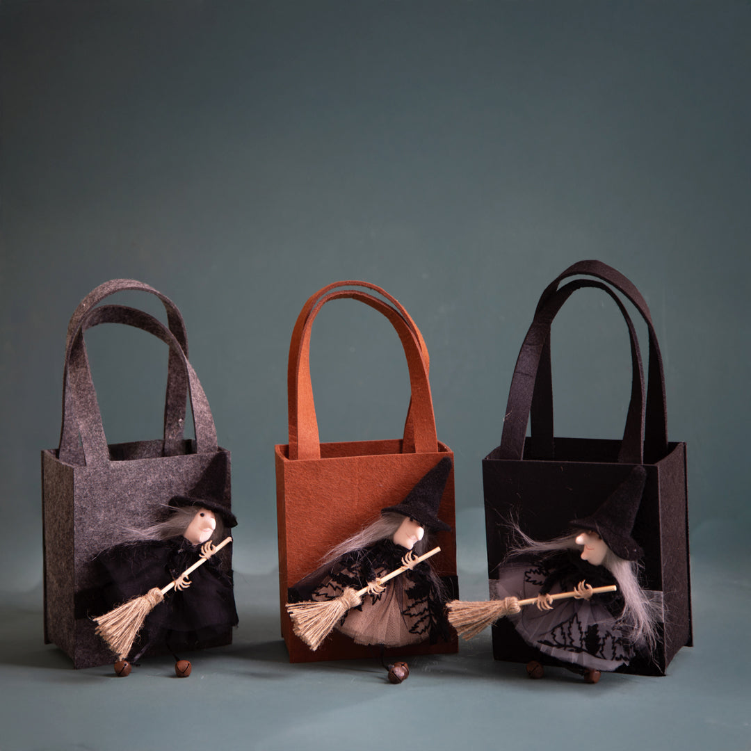 Set di 3 Borse con Befana • 28 cm