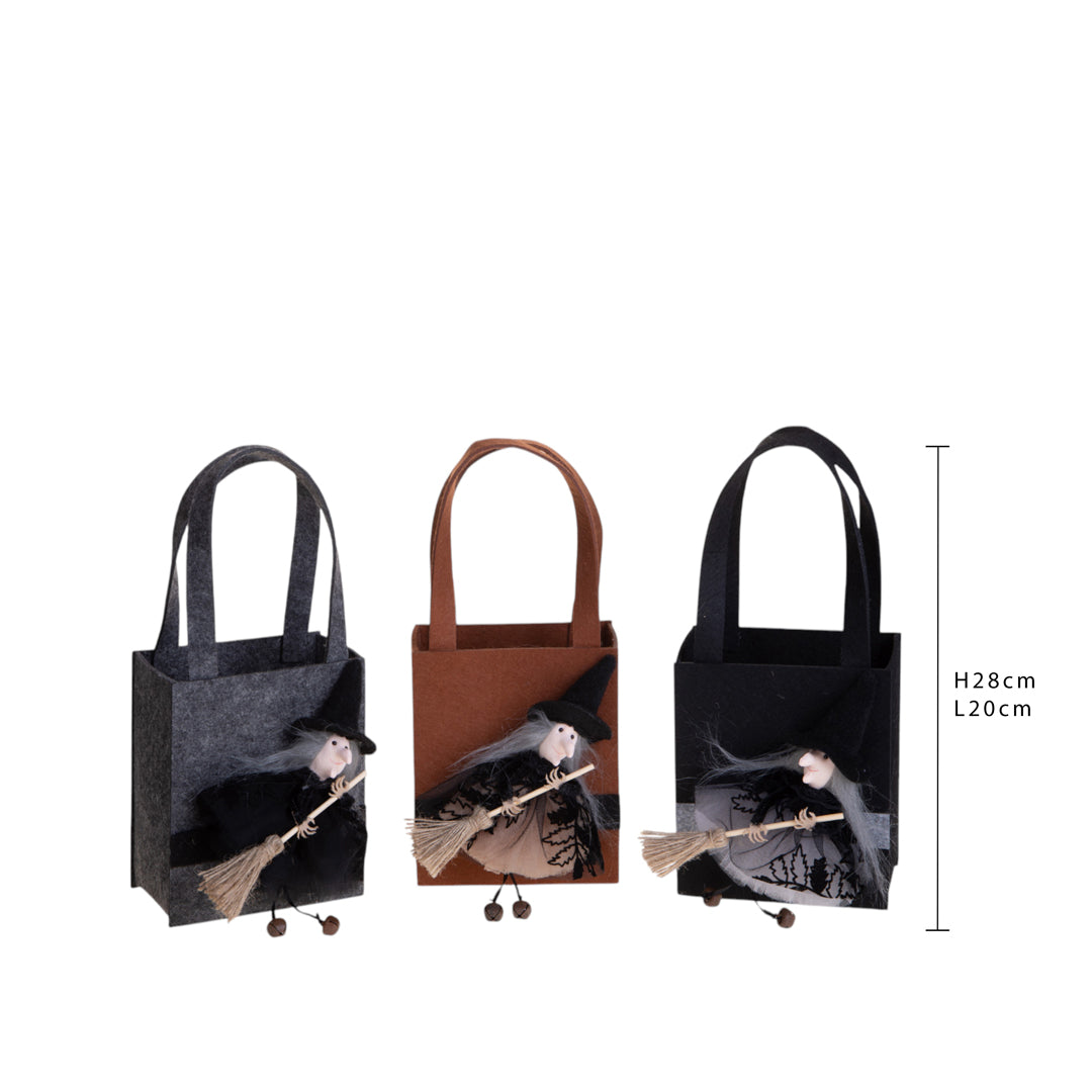 Set di 3 Borse con Befana • 28 cm