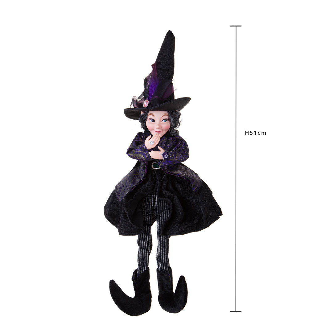Befana/strega con cappello • H 51 cm