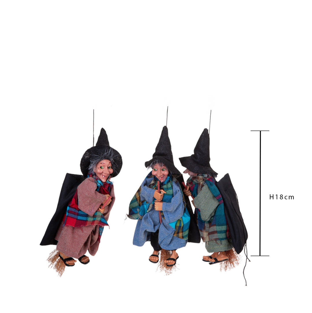 Befana Da Appendere 1 Pezzo • 18 cm • 12 Pezzi