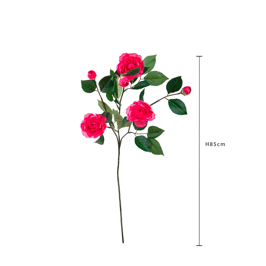 Ramo camelia artificiale • 75 cm