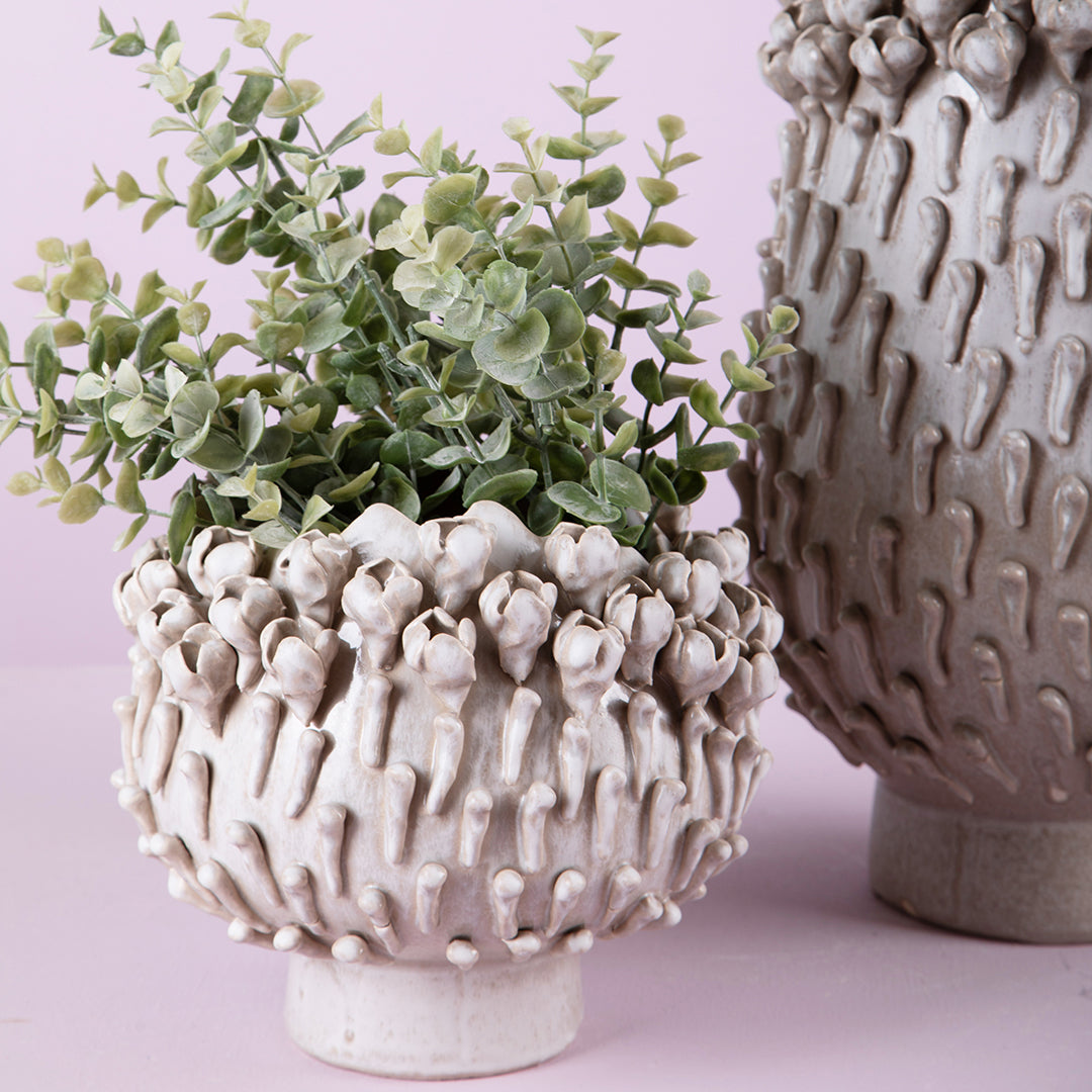 Vaso ceramica Vaso con Bocci Fiore • 19 cm