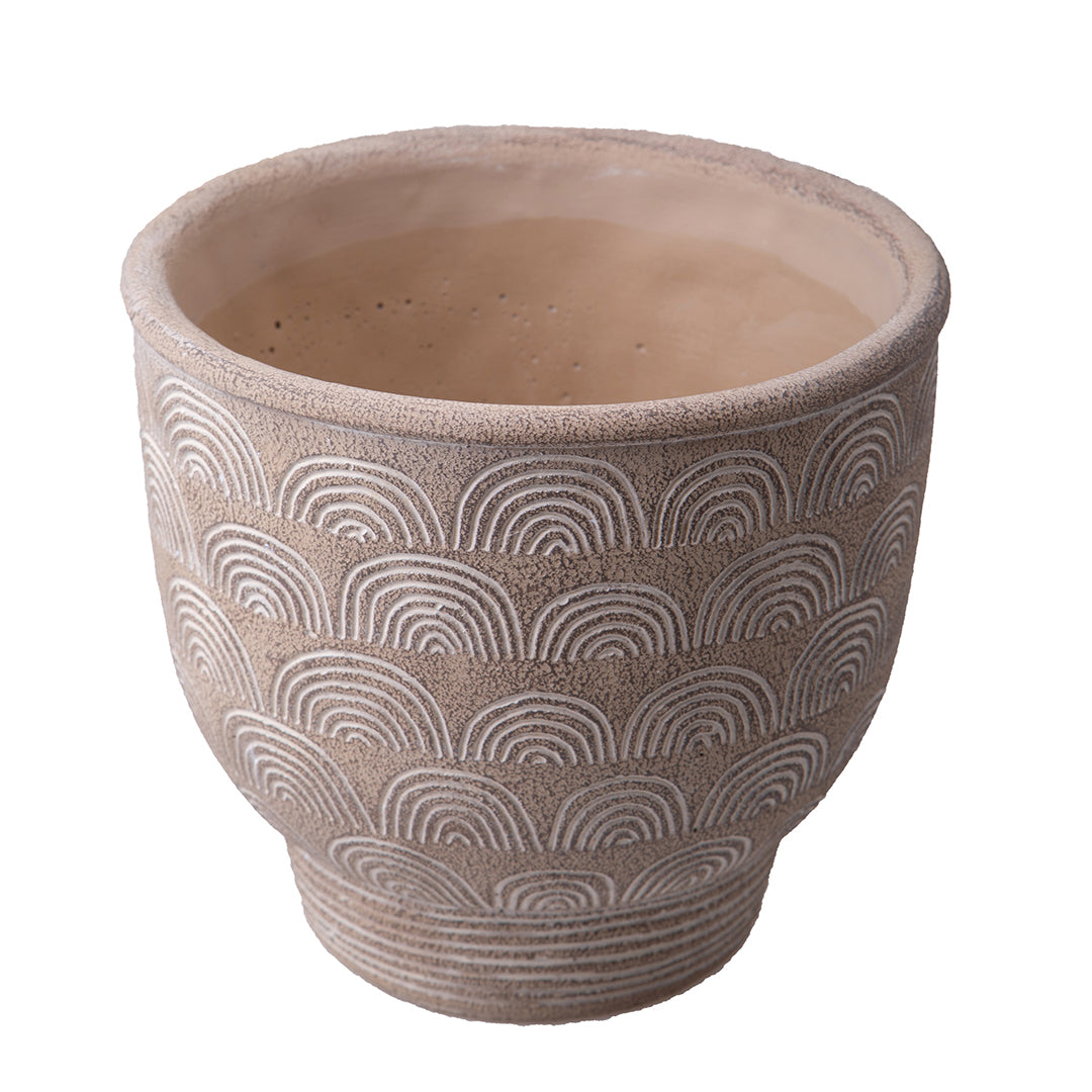 Cachepot disegni in rilievo • 21 cm