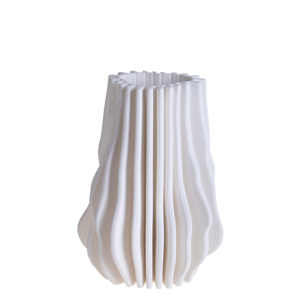 Vaso con righe in rilievo • 34,5 cm