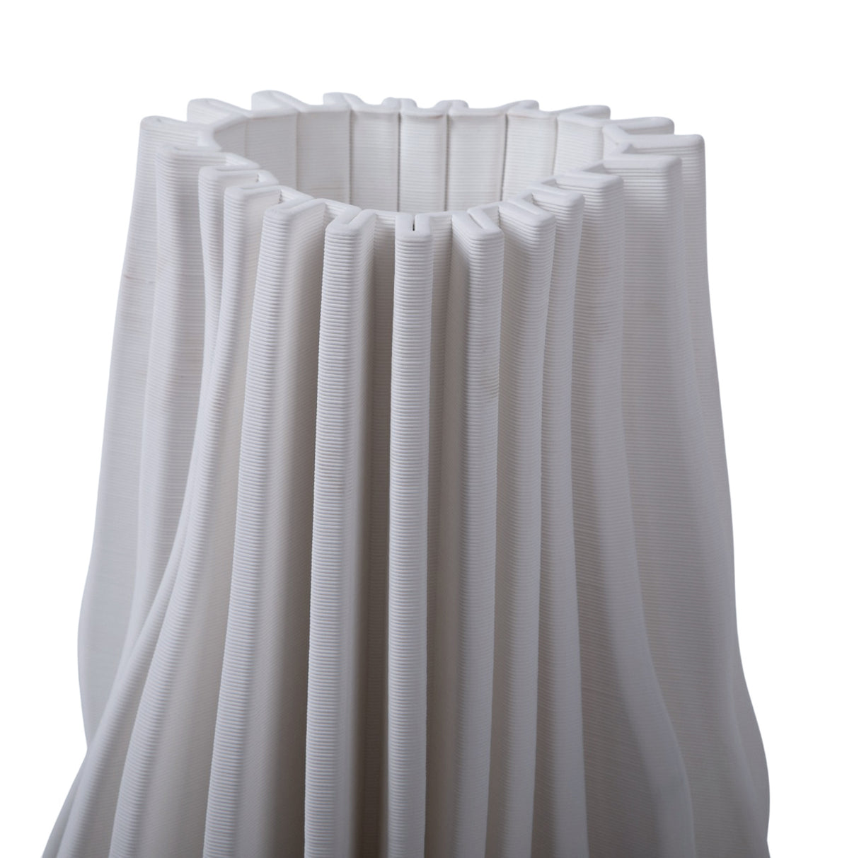 Vaso con righe in rilievo • 48 cm