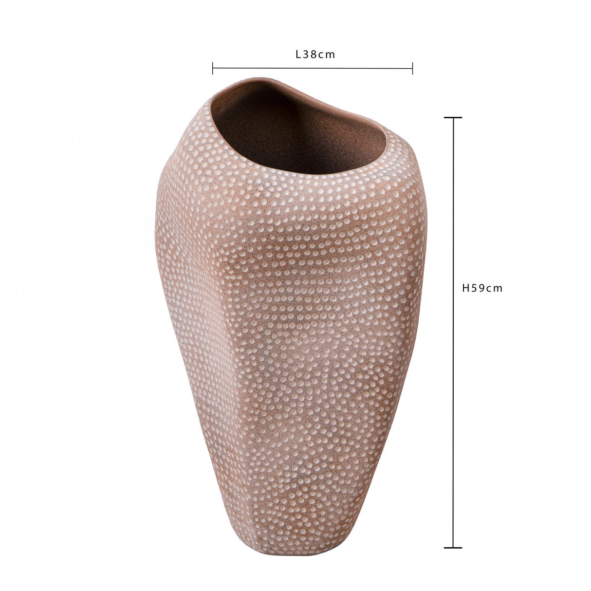 Vaso ondulato • 58 cm