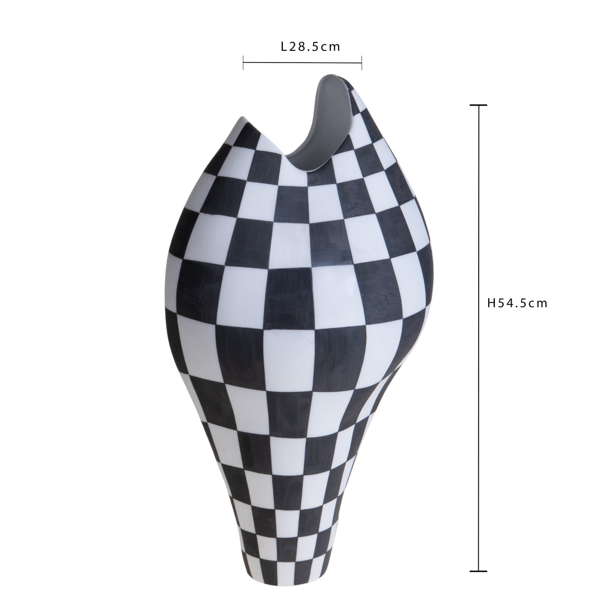 Vasi con scacchi • 54,5 cm