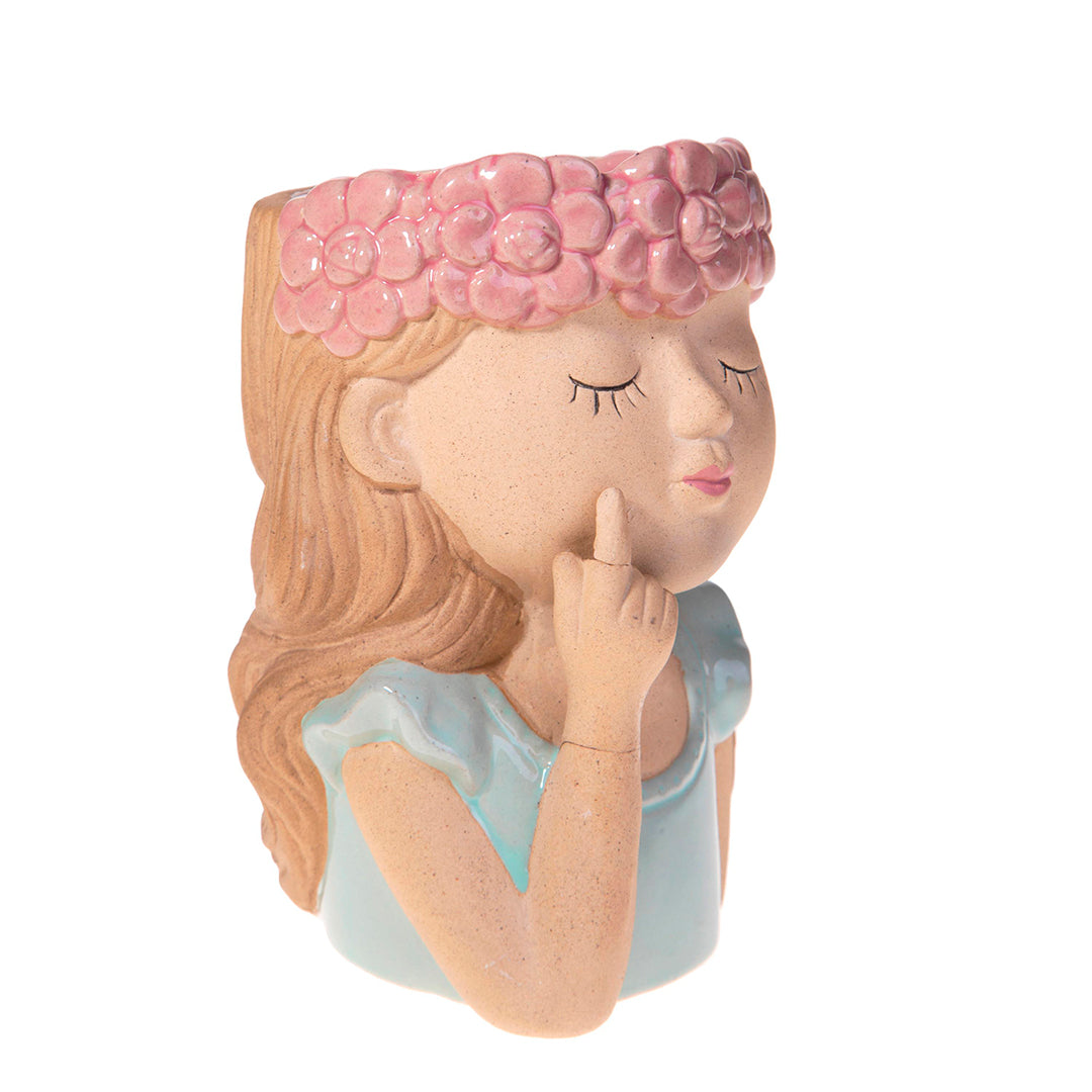 Vaso testa fatina • 16 cm