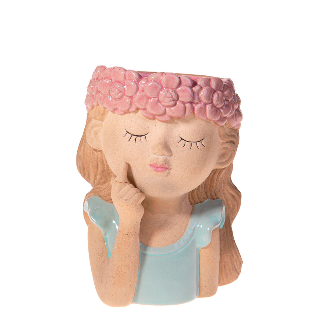 Vaso testa fatina • 16 cm