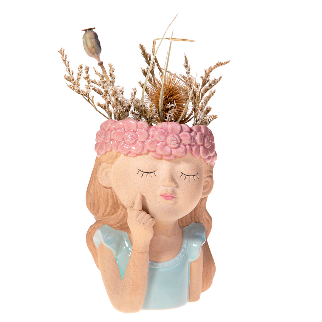 Vaso testa fatina • 16 cm