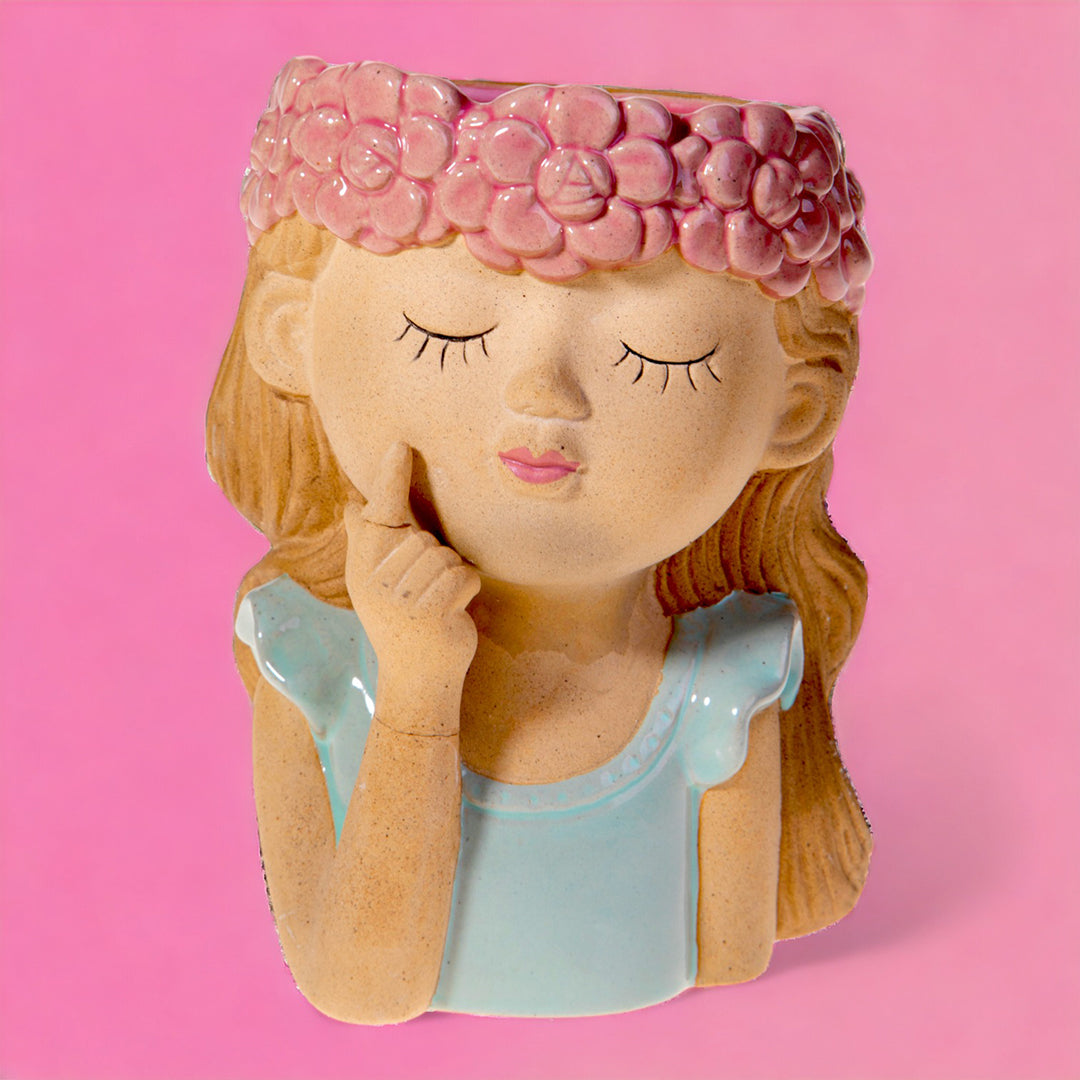 Vaso testa fatina • 16 cm