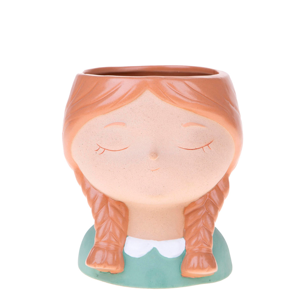Vaso testa donna • 16 cm