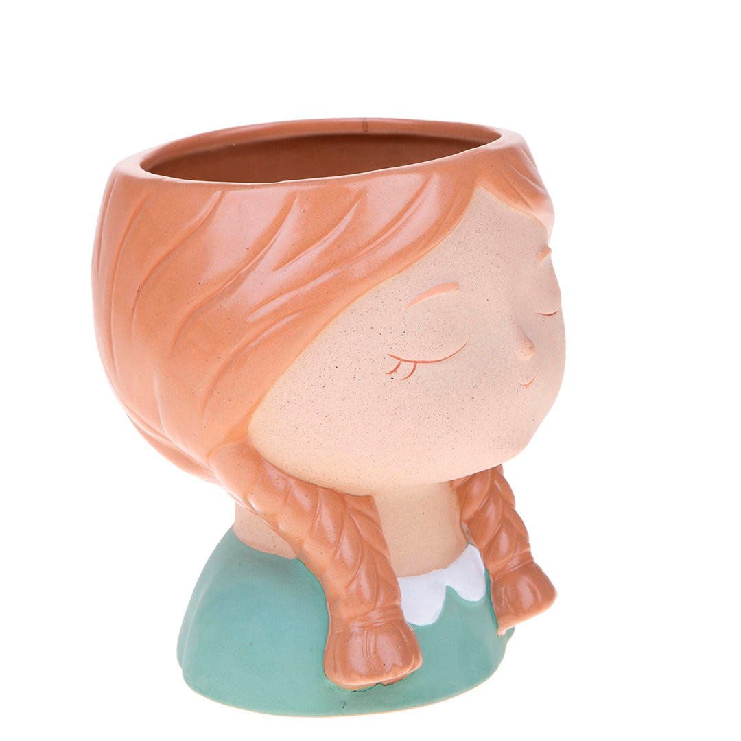Vaso testa donna • 16 cm