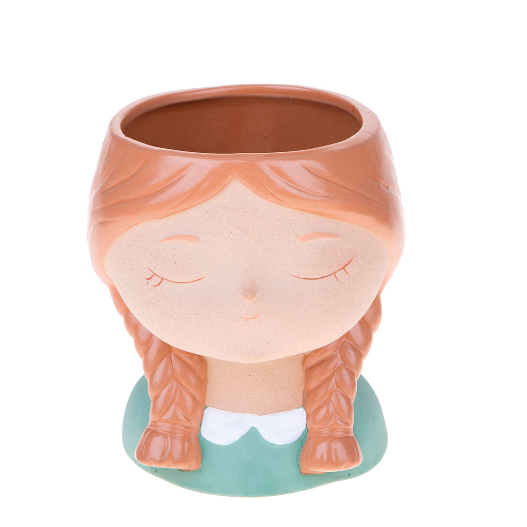 Vaso testa donna • 16 cm