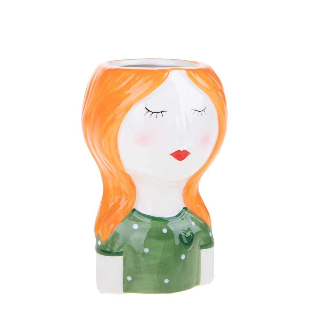 Vaso testa donna • 14,5 cm
