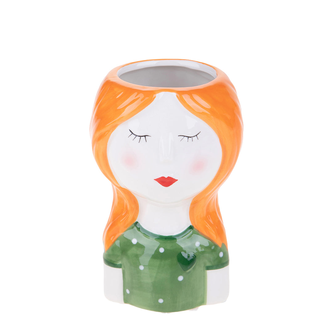 Vaso testa donna • 14,5 cm